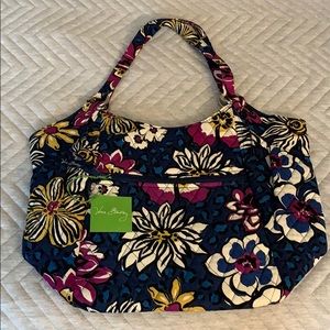 NWT Vera Bradley Crescent Handbag African Violet